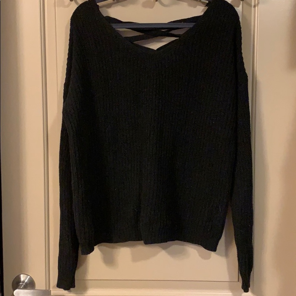 Boxy Black Sweater